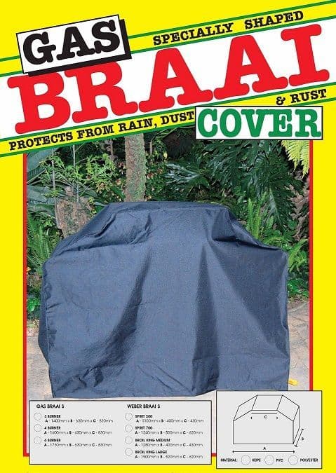 Gas Cover Rectangular (3-burner)